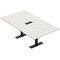 Skutchi Designs 7ft Conference Table With Power Unit | 6 Person Modular Rectangular Meeting Table | Harmony Series HAR-REC-48x84-T.BK-WA7976-EBLK - alternate 1