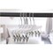 Nahanco 14in White Equinox Acrylic Skirt/Pant Hanger, 12PK 91014RC50HU - alternate 2