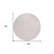 Homeroots 8' Pink And Ivory Round Abstract Washable Indoor Outdoor Area Rug 594955 - alternate 2