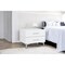 Homeroots 21" White Two Drawers Nightstand 370740 - alternate 2