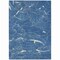 Homeroots 5' X 8' Blue Ivory And Gold Abstract Washable Indoor Outdoor Area Rug 601045 - alternate 2