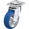 Blickle Swivel Plate Caster, PU, 6", 660 lb., Caster Wheel Shape: Extra Crowned LE-ALBS 150K-14-CO - alternate 1