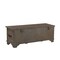 Homeroots 54" Brown Carved Floral Solid Wood Storage Ottoman 565175 - alternate 2
