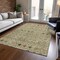 Homeroots 5' X 8' Sage Ivory And Beige Geometric Washable Indoor Outdoor Area Rug 612215 - alternate 2