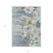 Homeroots 8' X 10' Denim Blue And Sky Blue Floral Washable Indoor Outdoor Area Rug 582749 - alternate 2