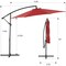 Simple Deluxe 9.8ft Offset Umbrella Cantilever Patio Hanging Umbrella Outdoor Market Umbrella with Crank and Cros 3A88LGBRLAOFFSET10REDV2 - alternate 2