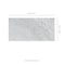 Msi Carrara White Milano Ribbo 12in X 24in Honed Marble Wall Tile, 2PK ZOR-NS-0110 - alternate 2