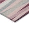 Homeroots 5' X 8' Pink Ivory And Gray Striped Washable Indoor Outdoor Area Rug 597350 - alternate 2