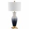 Jonathan Y Dip Dye 31.5" Ceramic LED Table Lamp, White/Navy JYL3017A - alternate 2