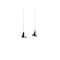 Homeroots Set of Two Black Resin Climbing Man Hanging Dimensional Sculpture, 2PK 358146 - alternate 1