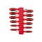 Tekton Torx Screwdriver Set with Red Modular Organizers - 4 Inch Shanks, 12-Piece (T6 - T45) DWT90102 - alternate 1
