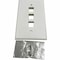 Eaton Tripp Lite Series Safe-IT 3-Port Single-Gang Keystone Wall Plate, Antibacterial, Ivory Matte, TAA N042AB-003-IVM - alternate 1