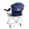 Picnic Time Family Of Brands NCAA Cal Bears Reclining Camp Chair - Beach Chair for Adults 803-00-138-074-0 - alternate 1