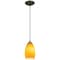 Access Lighting Champagne, Pendant, Oil Rubbed Bronze Finish, Maya Glass 28012-1C-ORB/MYA - alternate 1