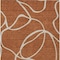 Homeroots 10' X 14' Copper And Ivory Abstract Washable Indoor Outdoor Area Rug 597510 - alternate 2