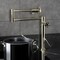 Kingston Brass Deck Mount Pot Filler Faucet with Knurled Handle, Polished Brass KS4702RKZ - alternate 2