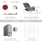 Nuwatt 6 Inch 2 Hour Square Fire Rated Recessed Lighting, Slim Wafer LED Lights 2700K-5000K, 1200LM, 12PK NW-P-SQDL-6-15W-5CT-FR-WH-12P - alternate 2