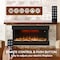 Edendirect 72 in. 5120BTU Wall Mount Electric Fireplace, 750W/1500W, Heat 400 sq. ft, Blower Heat, Remote ZR-TS72ZS-BOX - alternate 2