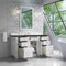 James Martin Vanities Bristol 60" Single Vanity, Bright White, w/ 3 CM Phantome Eclos Top 157-V60S-BW-3PHT - alternate 2