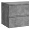 Homeroots 32" Gray Wood Freestanding Bathroom Vanity With White Sink And Two Drawers 627475 - alternate 2