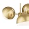 Z-Lite Realm Sphere 3 Light Chandelier, Modern Gold, 17.25 In W x 6.25 In H 7517-3MGLD - alternate 2