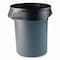 Boardwalk High-Density Can Liners, 45 gal, 22 mic, 40 x 48, Black, Perforated Roll, 150PK Z8048WKKR01 - alternate 2