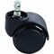 Master Caster Master Mfg Co Noiseless Futura Chair Mat Casters, Black, 5PK MAS94628 - alternate 2