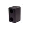 Mytee Products 6inx3 1/2inx3 1/2in Rectangular Rubber Dock Bumper with 2 Holes - Impact Resistant TRLB-3001 - alternate 2