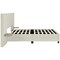 Homeroots Beige Tufted Velvet Upholstered Queen Bed Frame 590447 - alternate 2