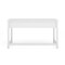 Martha Stewart Hutton Shaker Style Home Office 3 Drawer Desk in White w/Polished Brass Hardware ZG-ZP-20-WH-GLD-MS - alternate 2