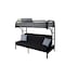 Homeroots Black Twin Over Queen Bunk Bed 285194 - alternate 1