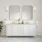 James Martin Vanities Chicago 72" Double Vanity, Glossy White, w/ 3 CM Siberian Silestone Top w/FreePower Wireless Charger 503-V72-GW-FSFR - alternate 2