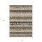 Homeroots 5' X 8' Brown Beige And Ivory Striped Washable Indoor Outdoor Area Rug 598323 - alternate 3