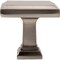 Designperfect 1-3/16 Overall Length Square Cabinet Knob, Brushed Satin Nickel DPA-S54KSNB - alternate 2