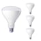 Bulbrite LED Filament 15W Dimmable BR40 Light Bulbs, Frost Glass, Medium E26 Base, 2700K, 1100lu, 4PK 862803 - alternate 1