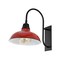 Jonathan Y Stanley 12.25" 1-Light Farmhouse Industrial Indoor/Outdoor Iron LED Gooseneck Arm Outdoor Sconce, Red JYL7614E - alternate 2