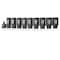 Neiko 1/2'' Drive 12-Point CrMo Steel Socket Set, 10-Pieces, 29-39 mm Metric Size 02531A - alternate 2