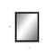 Homeroots 53" Dark Brown Accent Mirror 632861 - alternate 3