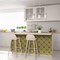 Homeroots 12" X 12" Green Yellow Fortuna Peel and Stick Removable Tiles 555913 - alternate 2