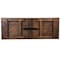 Flash Furniture Rectangle FarmTable, Antique, Rustic, Foldng, 108"x40", Wood, Wood Grain XA-F-108X40-GG - alternate 2