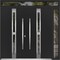 Vdomdoors Metal Double Doors Deux 1755 Black Enamel Opaque Black Glass 1 Sidelight and Top Transom Entry Mode DEUX1755DEXD-BLK-W72+16xH80+16-LH-O - alternate 1