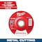 Milwaukee Tool Cut-Off Wheel, 7/8" Sz, 4 1/2" dia. 49-94-0107 - alternate 1