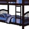 Homeroots Espresso Twin Over Twin Bunk Bed 285837 - alternate 2