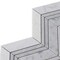 Apollo Tile 13x14 Bianco Carrara Marble Polished Floor and Wall Mosaic Tile 6.09 sqft/case, 5PK APLBL8807CAA - alternate 2