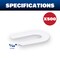 Barwalt Horseshoe Tile Spacers, 1/16 in, 500PK 15BWTHS500 - alternate 2