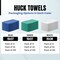 Supremeplus Premium Huck Towels, 15 in x 27 in (White), Pack of 100, 100PK SP-7738 - alternate 2