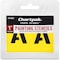 Chartpak Painting LettersNumbers Stencils, Yellow, 35PK CHA01550 - alternate 1