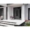 Vdomdoors Aluminum Door Iron 0101 Black Entry Steel Metal Classic Painted 60 x 96 (12+36+12 x 80+16)-Left Ins IRON0101EXD-BLK-W12+36+12xH80+16-LH-I - alternate 2