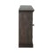 Homeroots 72in Dark Brown Solid Wood Shutter Style Sideboard with Four Doors 634320 - alternate 2
