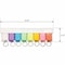 Sparco Key Rack, 8-Tag, 10-1/2"Wx1/2"Lx2-4/5"H, Assorted SPR02880 - alternate 2
